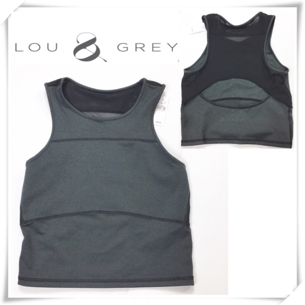 LOU & GREY - Mesh Cropped Athletic Top